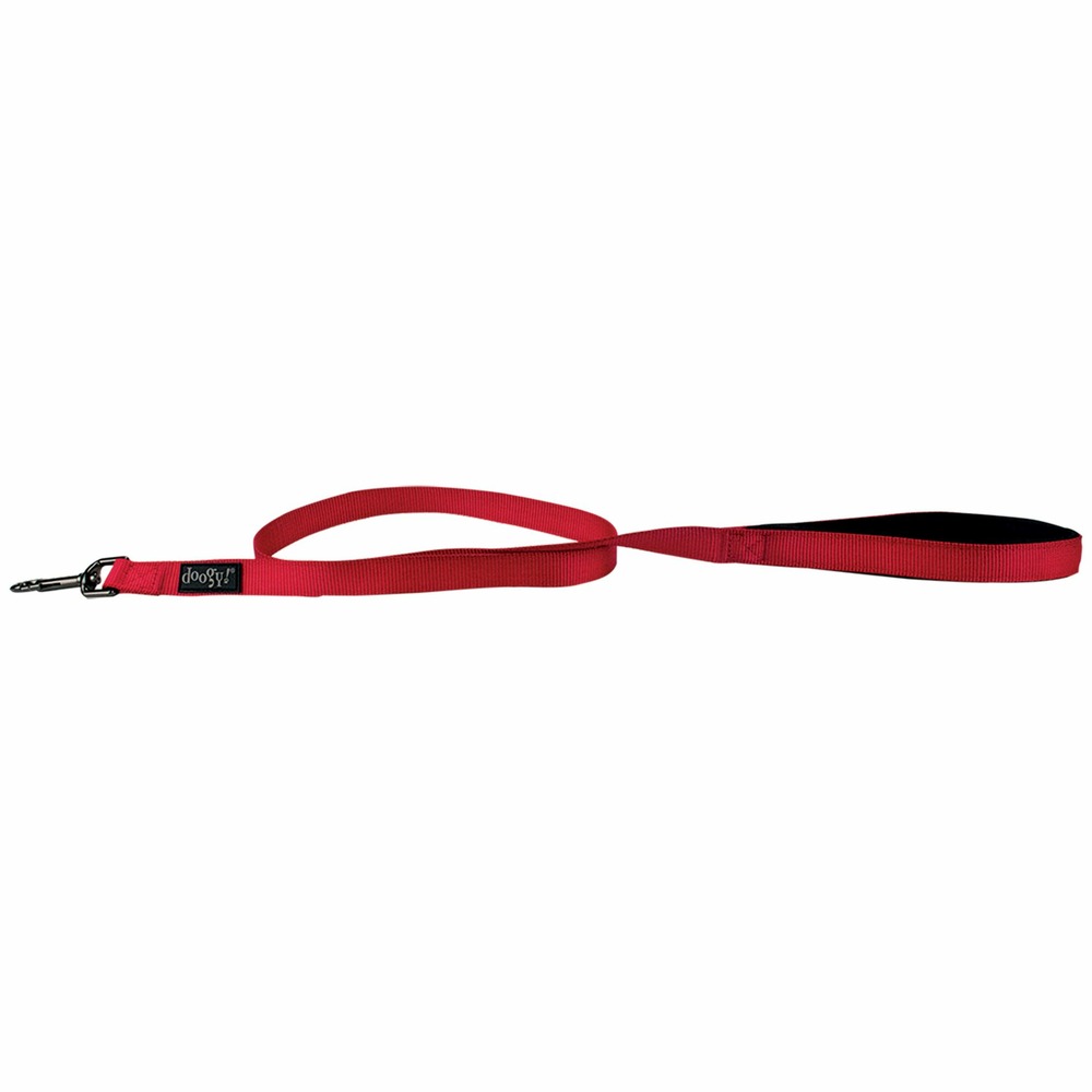 Laisse nylon rouge doogy