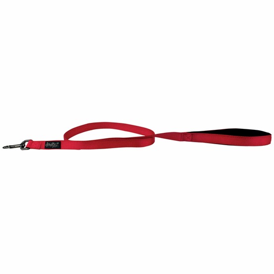 Laisse nylon rouge doogy
