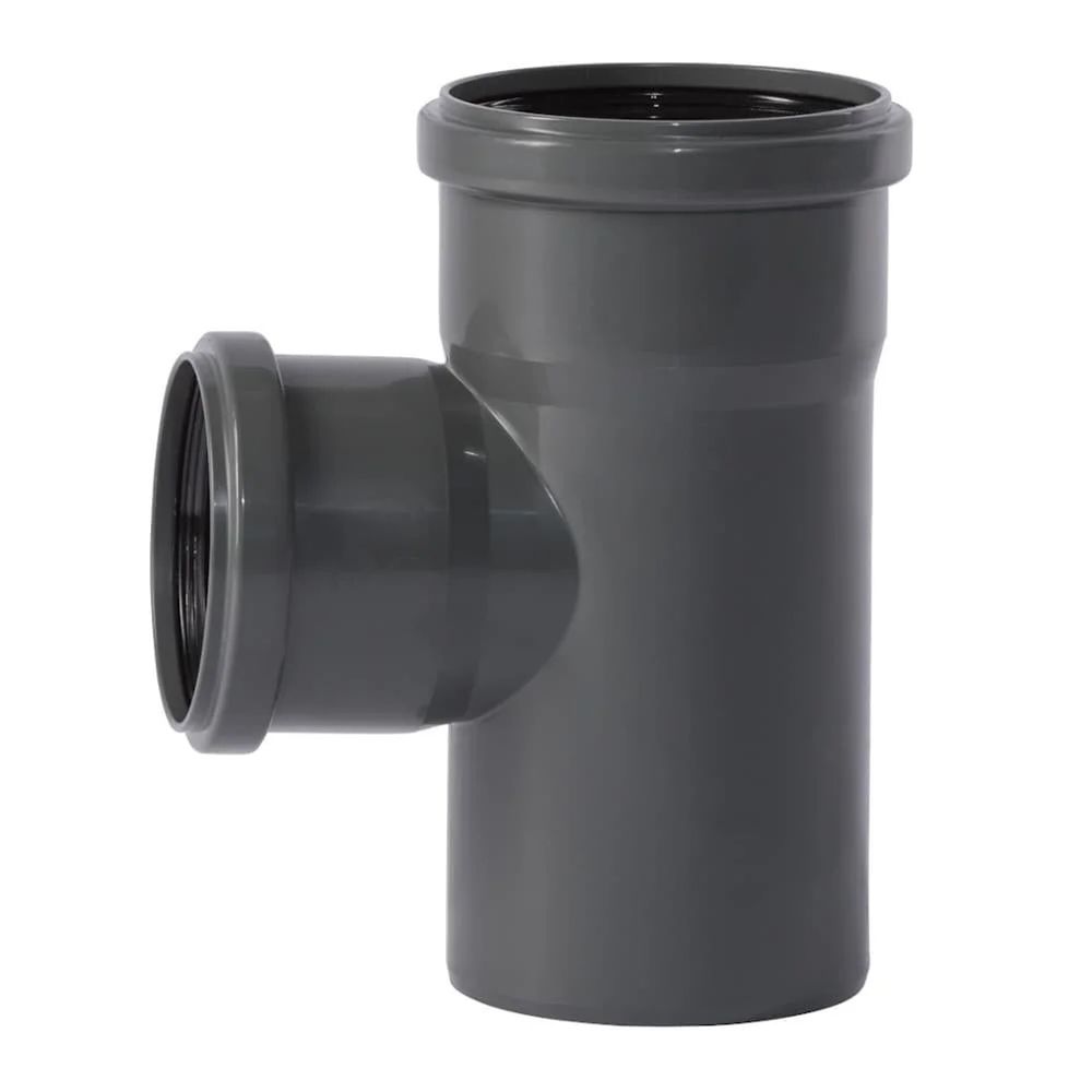 Raccord ht 90/75 87 degrés, branchement pvc évacuation eaux usées