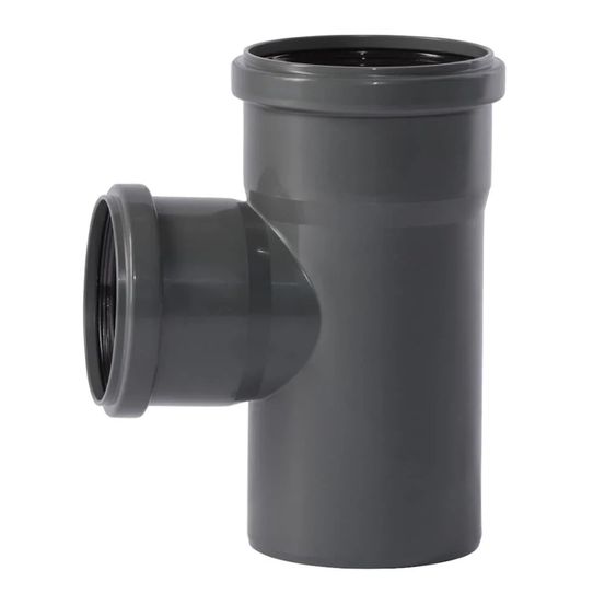 Raccord ht 90/75 87 degrés, branchement pvc évacuation eaux usées