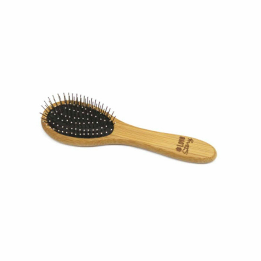 Brosse de toilettage bambou 