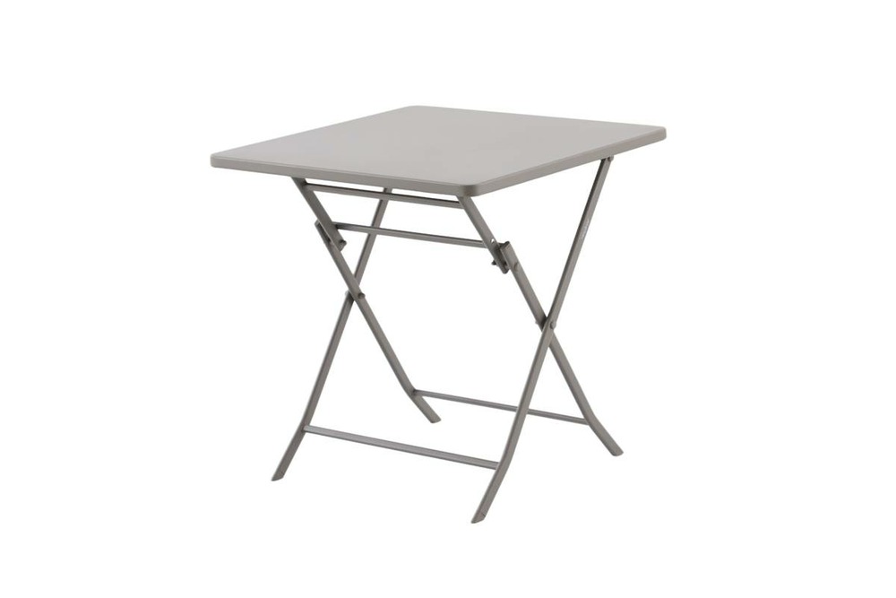 Table de jardin greensboro 2 places pliable café 70x70cm