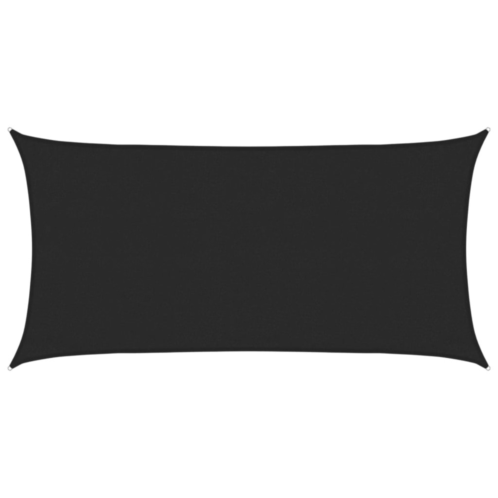 Voile d'ombrage 160 g/m² noir 3x6 m pehd