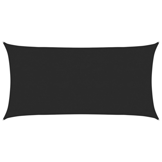 Voile d'ombrage 160 g/m² noir 3x6 m pehd