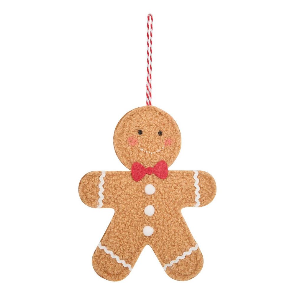 Suspension de sapin gourmandises en feutrine 22 cm