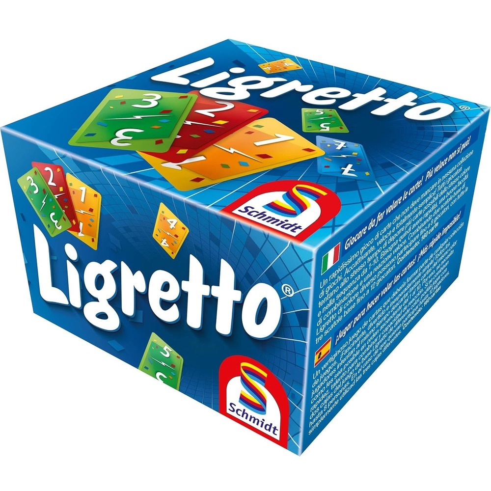 Jeu de cartes ligretto bleu