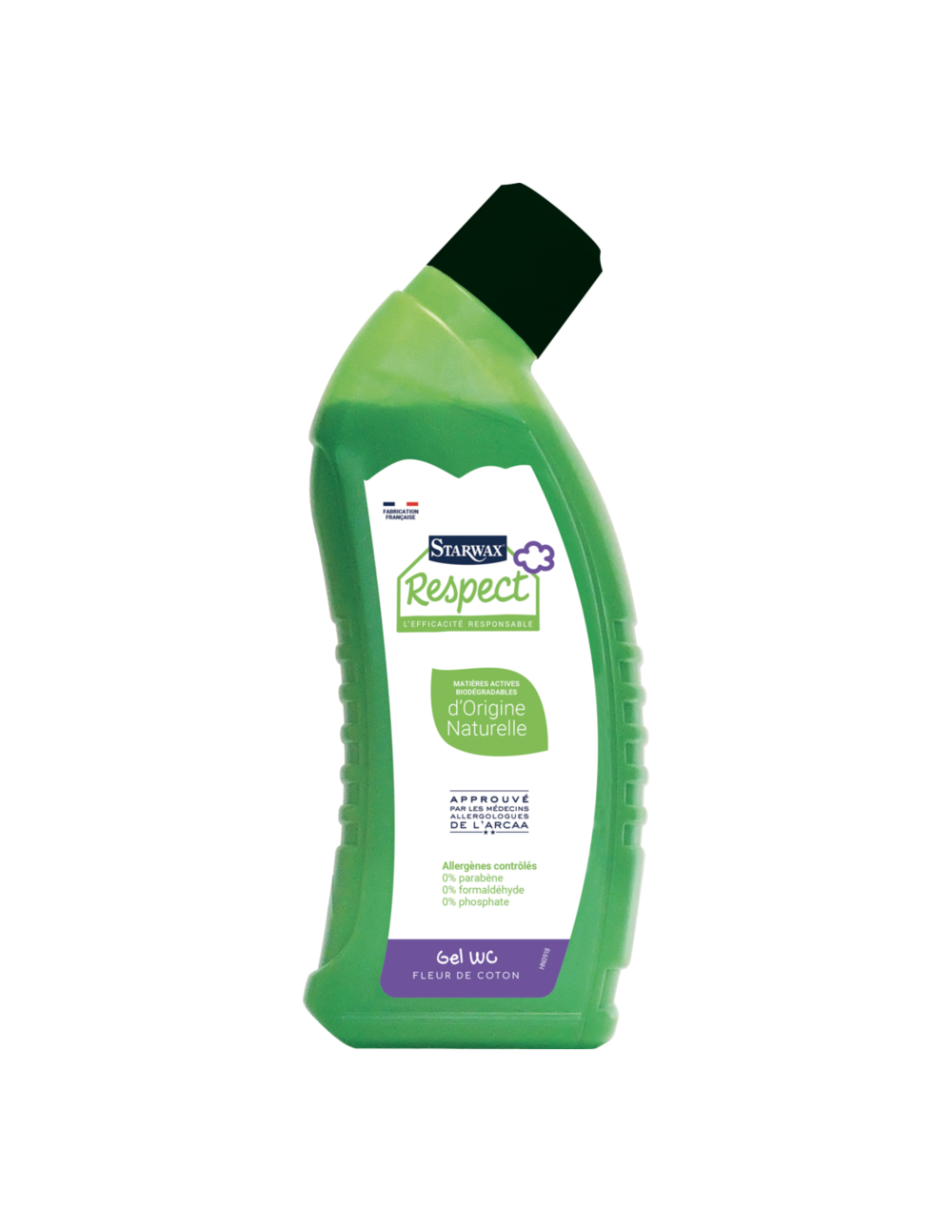 Respect gel wc et broyeurs ecocert 750ml - starwax
