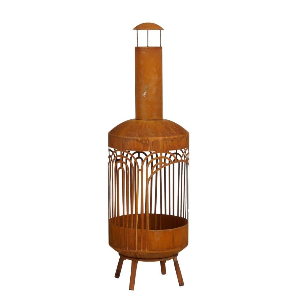Brasero memivu586/002 h132x40cm - brun