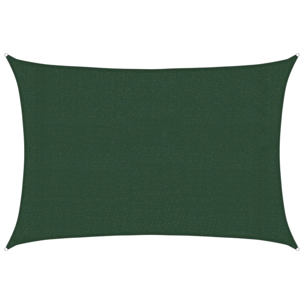 Voile d'ombrage 160 g/m² vert foncé 3x5 m pehd