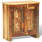 Buffet bahut armoire console meuble de rangement vintage avec 2 portes bois massif de récupération