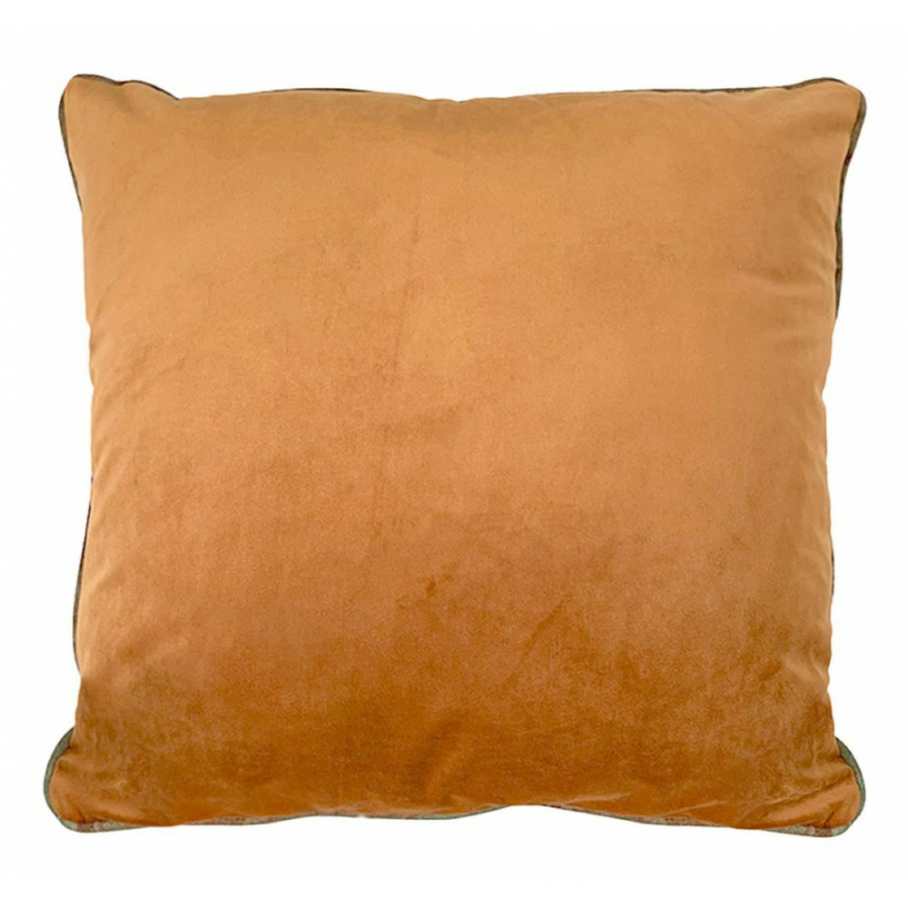Coussin polyester orange - décoration d'autrefois