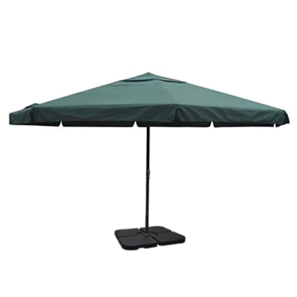 PARASOL VERT EN ALUMINIUM AVEC-(866484)