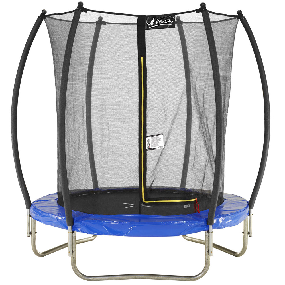 Trampoline rond ø180cm avec filet de sécurité intérieur - fpr 180
