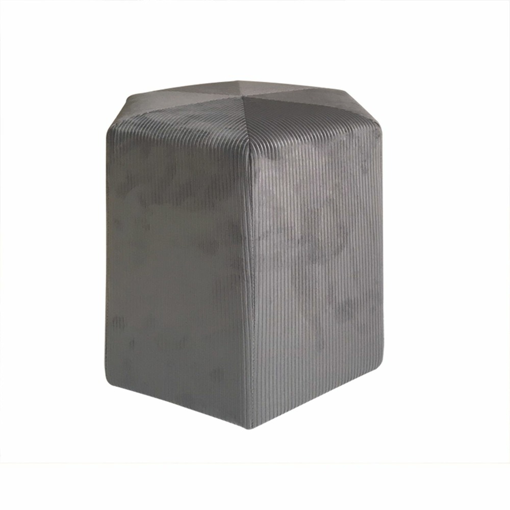 Pouf design velours giulia