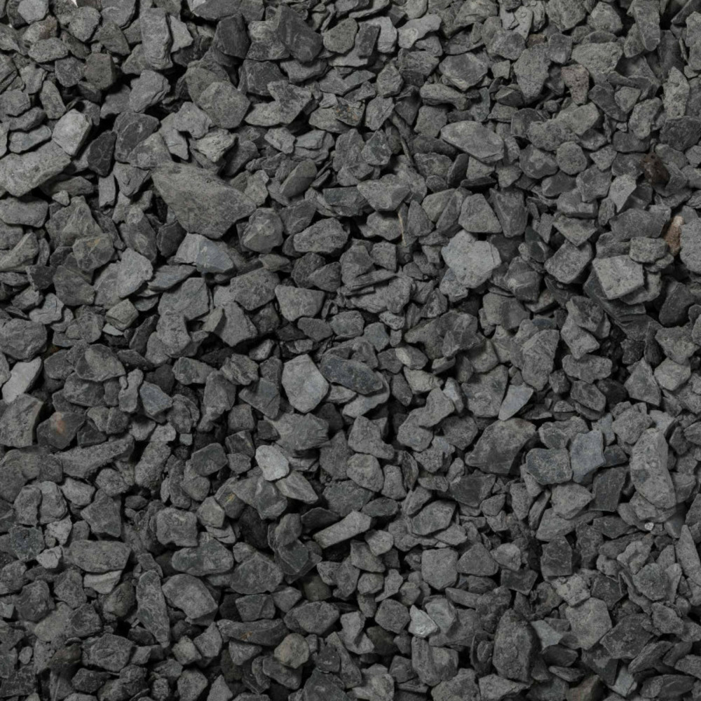 Paillage ardoise noire 15-30 mm - lot de 45 sacs de 20 kg (11,25 m²) - ro'ma nature