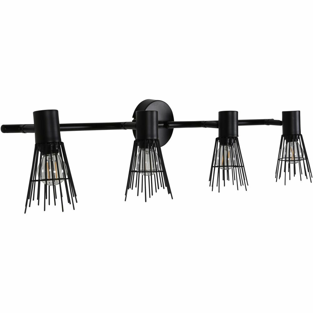 Plafonnier en acier abat-jour filaire pico 4 abat-jour