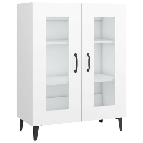 Buffet blanc 69,5x34x90 cm bois d ingénierie