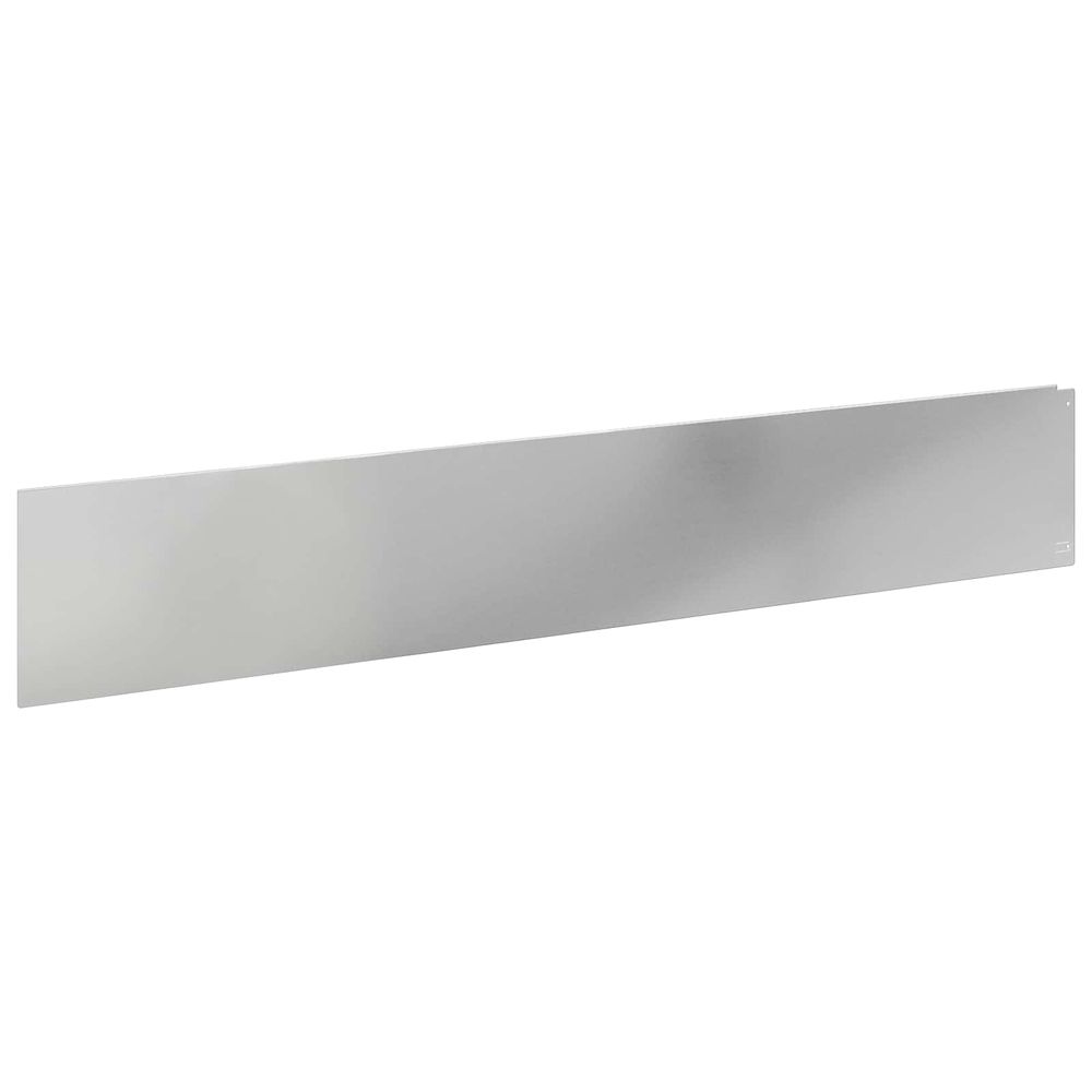 Bordure de pelouse 10 pc 100 x 18 cm acier argenté