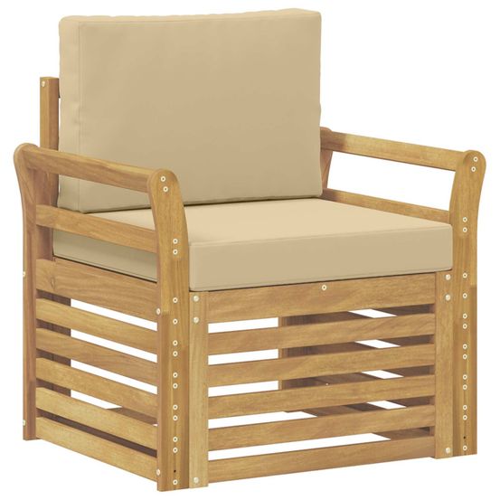 Ensemble de canapés d'extérieur polyester blanc