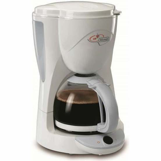 Cafetière filtre - 1000w - 10 tasses - blanc
