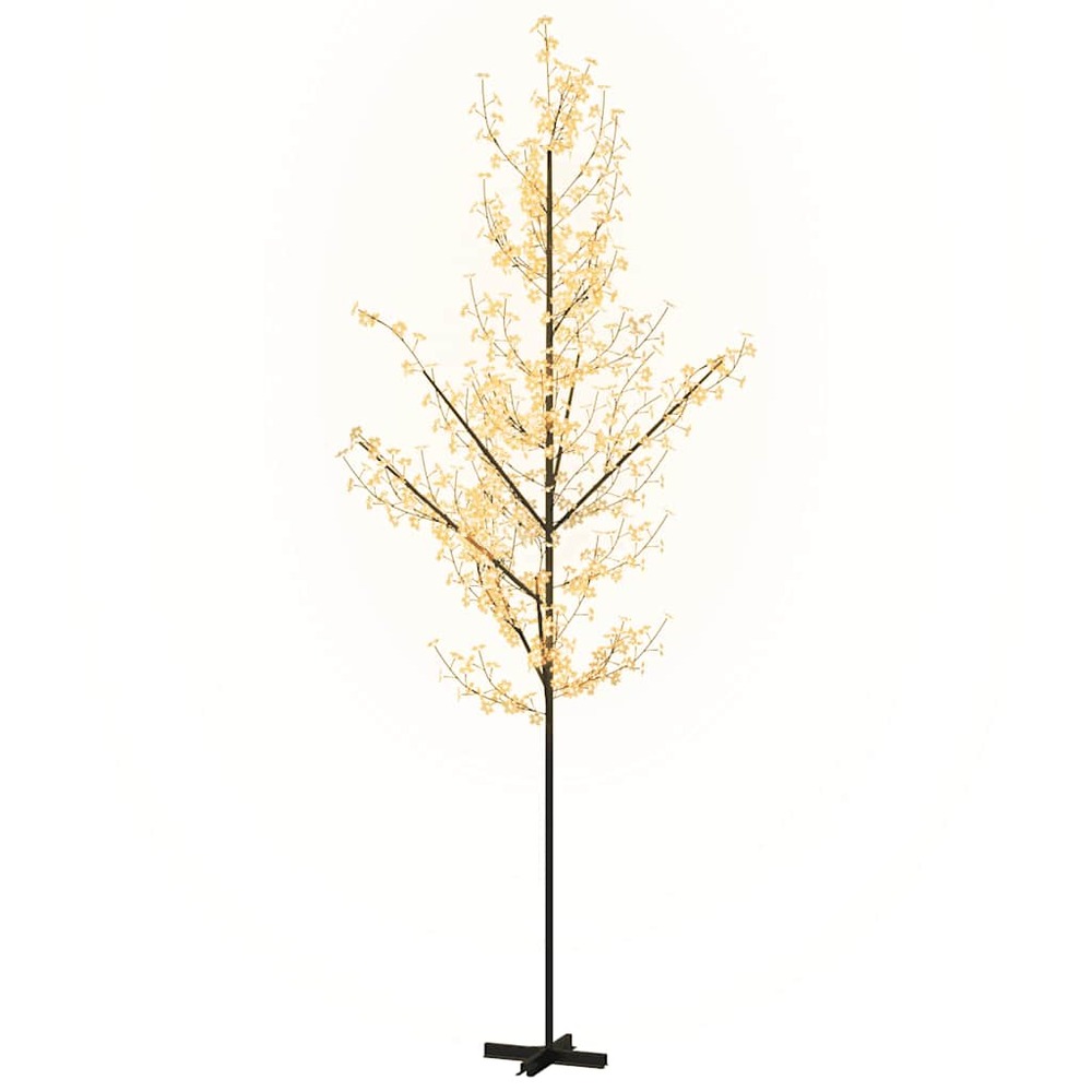 Arbre à led fleur de cerisier 672 led blanc chaud 400 cm