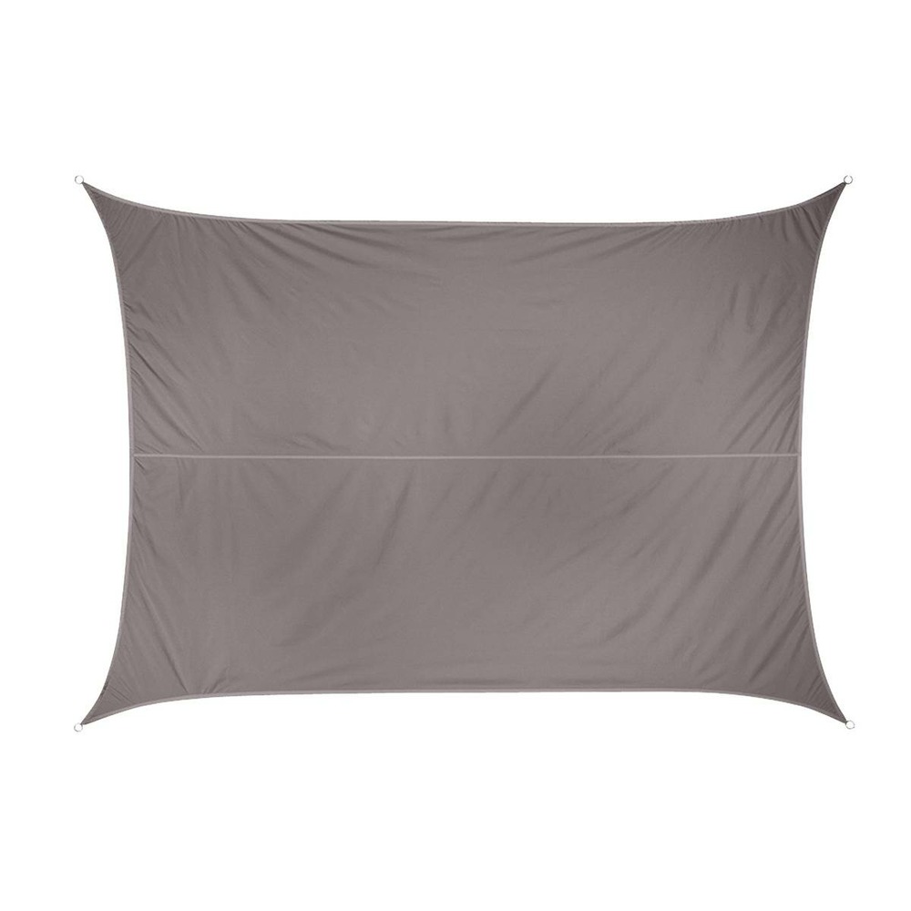 Voile d'ombrage rectangulaire curacao taupe