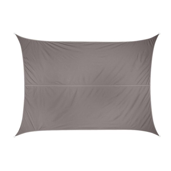 Voile d'ombrage rectangulaire curacao taupe