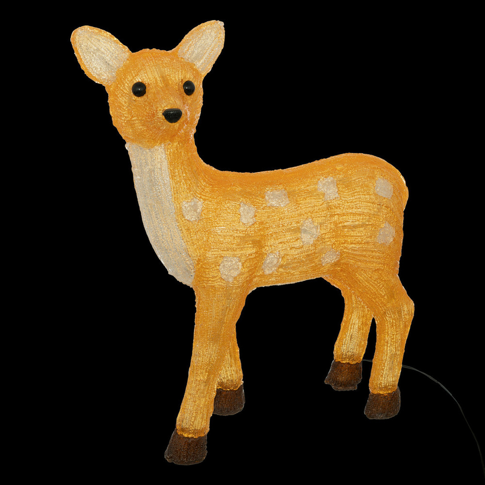 Déco lumineuse biche 50 led blanc froid h 48 cm