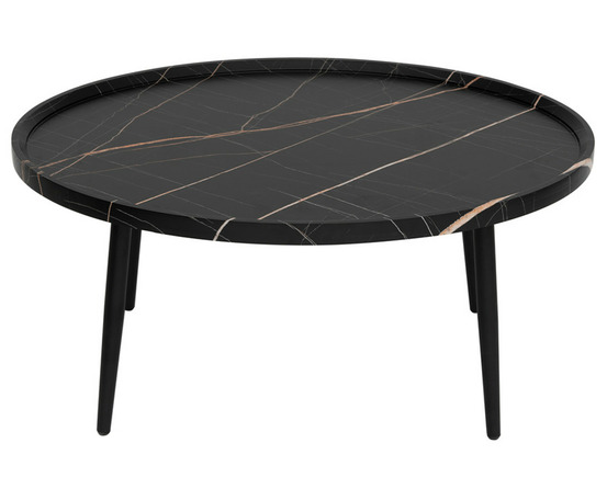 Helsinki - table basse - effet marbre - 80 cm