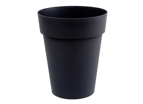 Pot de fleur rond toscane ø 44 x h.53 cm - anthracite