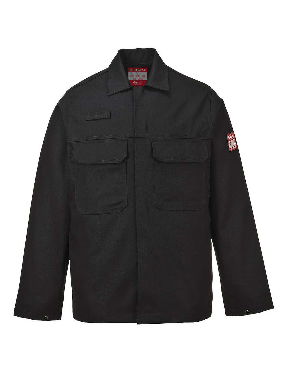 Veste bizweld couleur : noir taille l - portwest