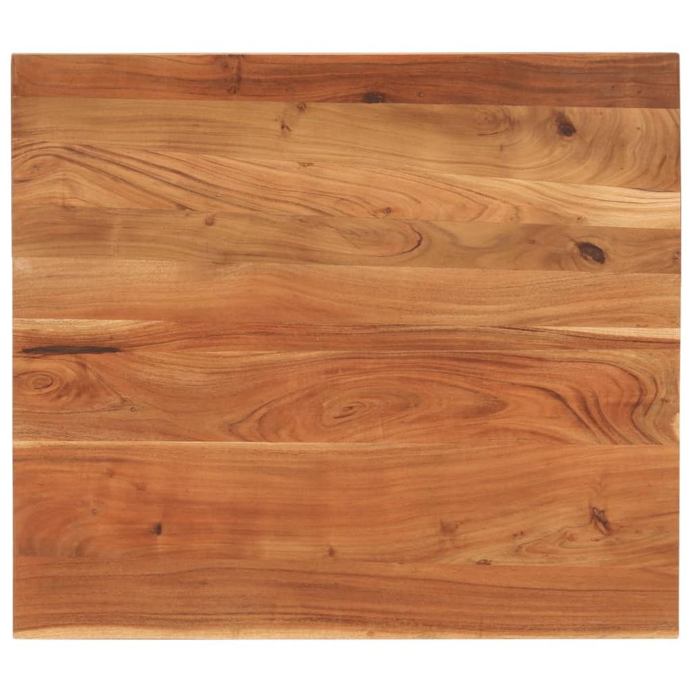 Dessus de table 110x80x2,5cm rectangulaire bois massif d'acacia