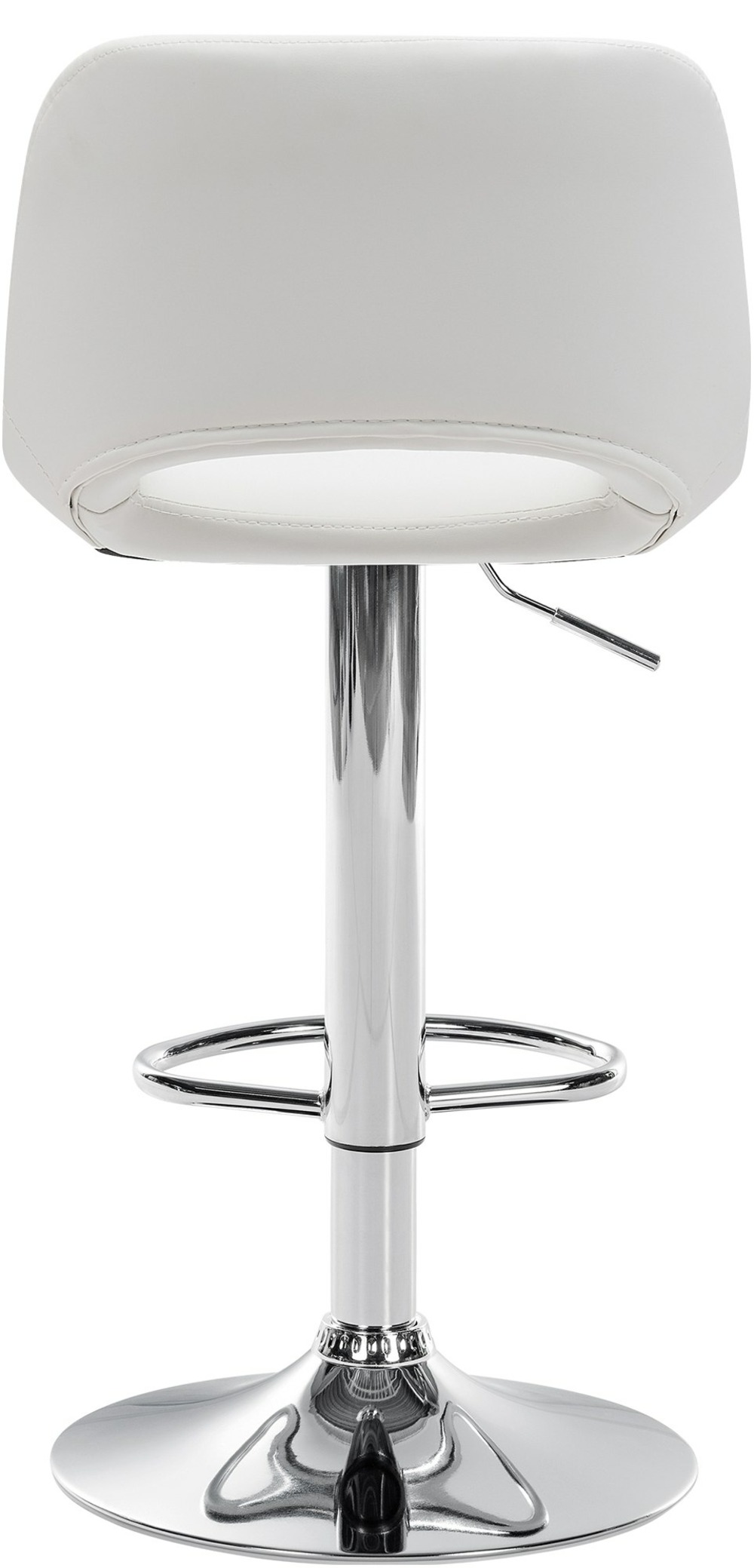 Tabouret de bar camden simili cuir chromé