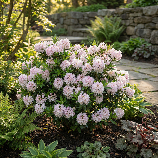Lot de 2 - rhododendron bloombux rose - nain - h. 30-40 cm
