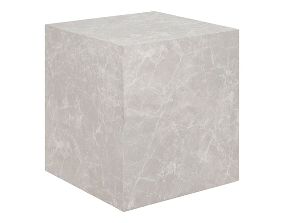 Pula - bout de canapé - effet marbre - 40 cm