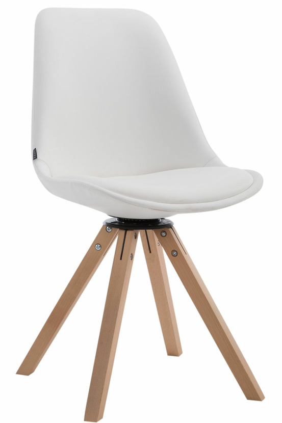 Chaise visiteur calais pivotante natura square