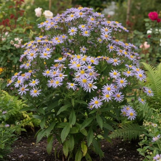 Aster d'automne asran lot de 3 godets