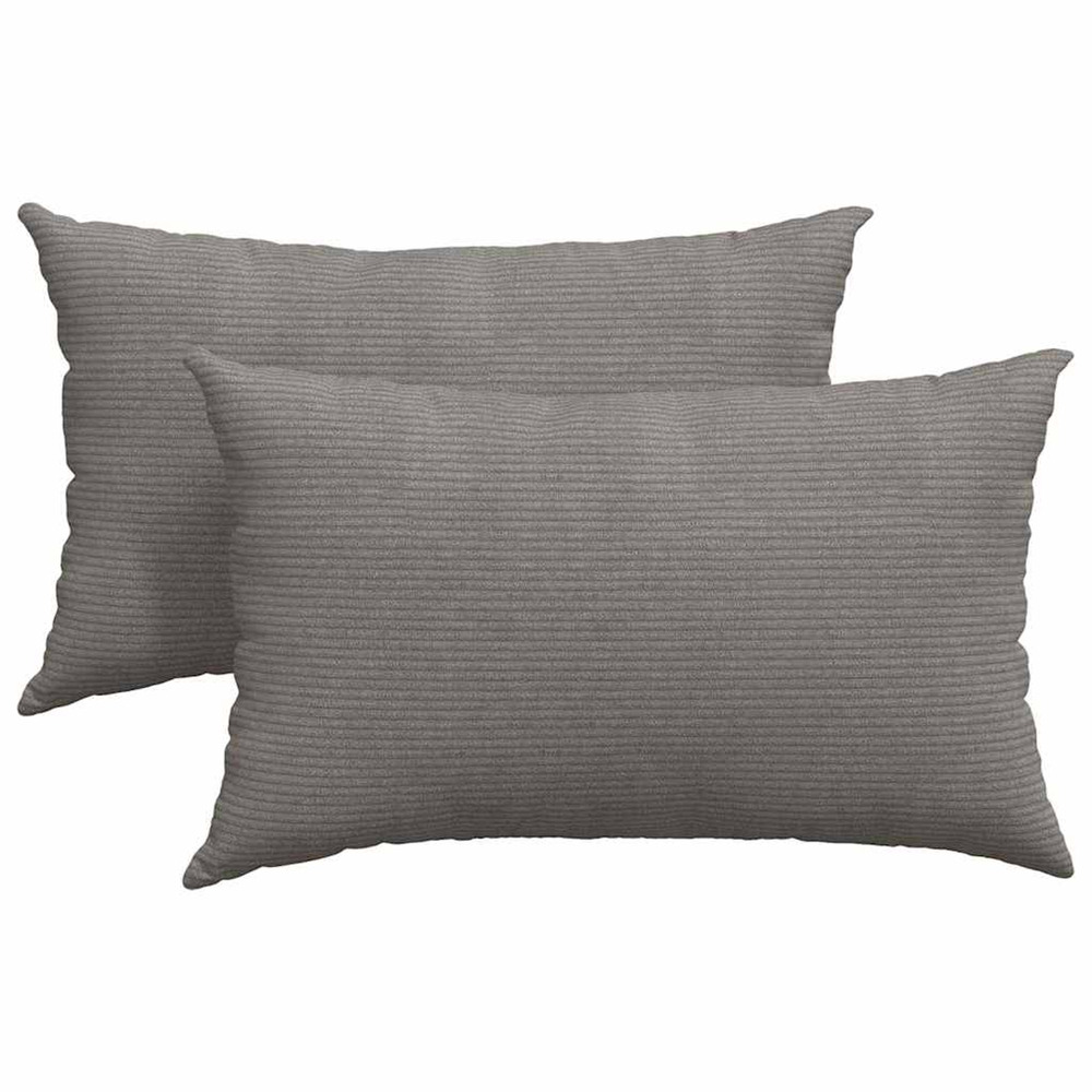 Coussins de canapé 2 pcs gris clair 50 x 30 cm