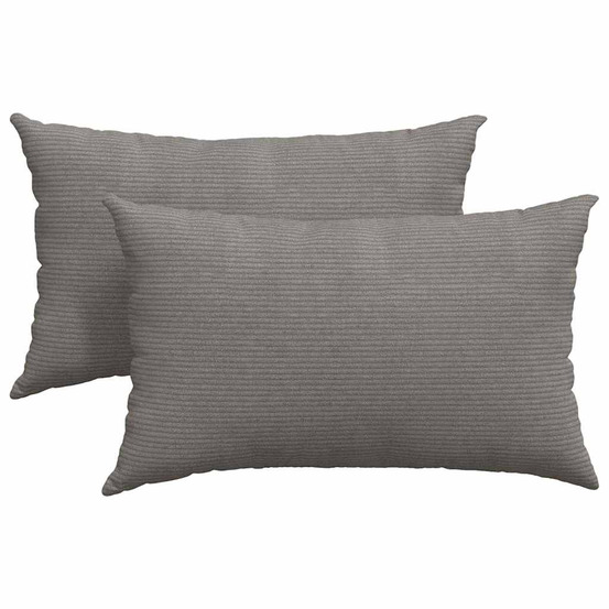 Coussins de canapé 2 pcs gris clair 50 x 30 cm