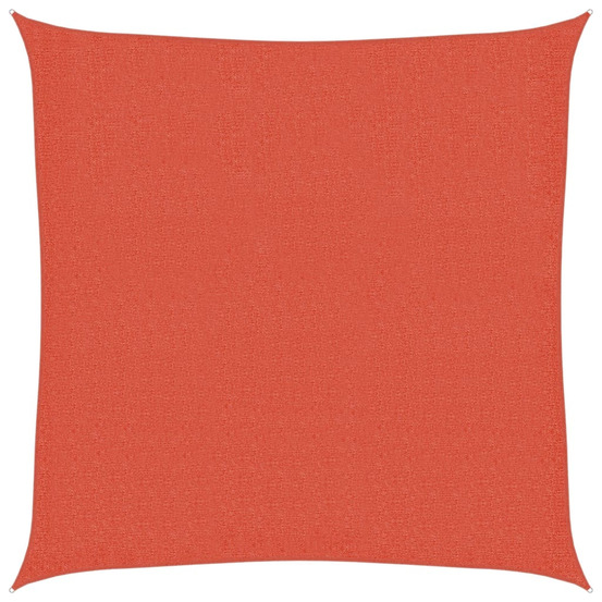 Voile d'ombrage 160 g/m² carré terre cuite 2,5x2,5 m pehd