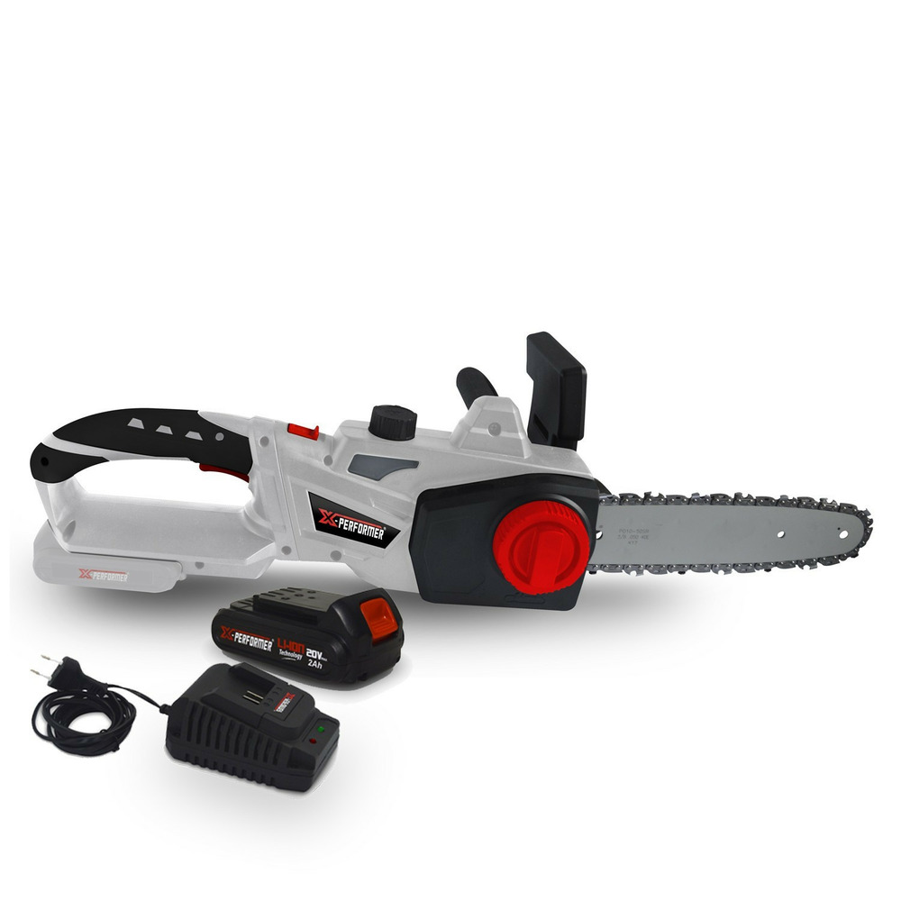 Tronçonneuse x-performer xptr20li - 20v à batterie - long. De coupe : 260 mm - batterie xpbat2a inclus + chargeur