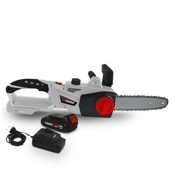 Tronçonneuse x-performer xptr20li - 20v à batterie - long. De coupe : 260 mm - batterie xpbat2a inclus + chargeur