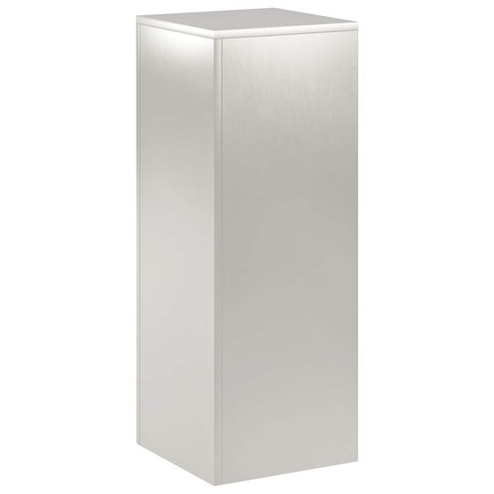 Support de plante argenté 30 x 30 x 80 cm acier