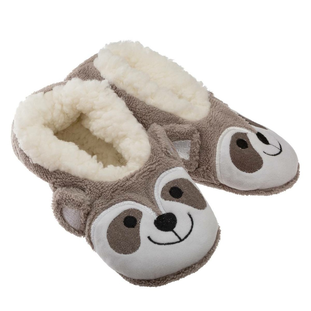 Chaussons animaux sherpa