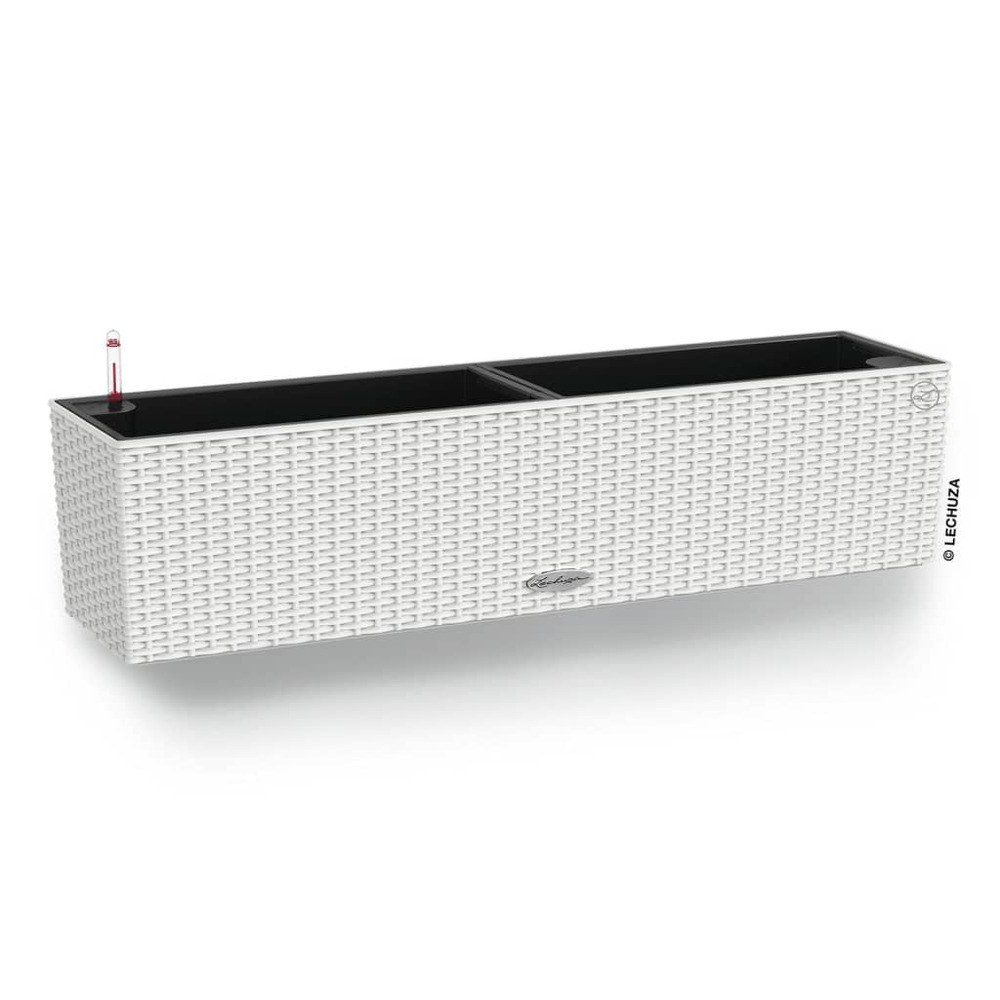 Jardinière balconera cottage 80 all-in-one blanc