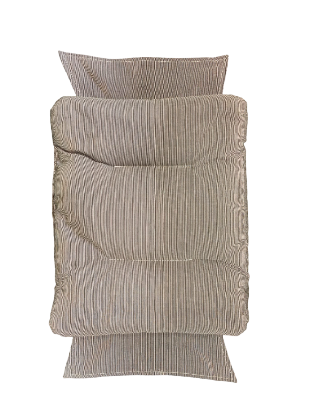 Coussin moelleux pour repose-pieds CHICO/MATTY - en oléfine Blanc-beige - L.45xl.56cm