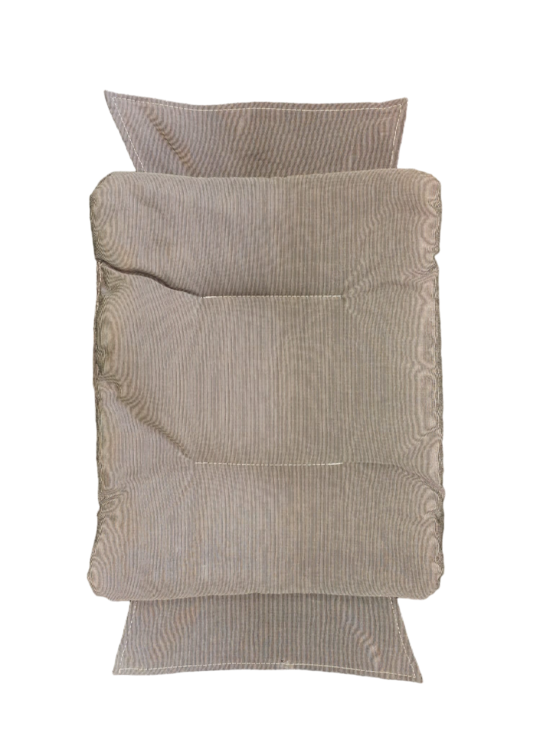 Coussin moelleux pour repose-pieds CHICO/MATTY - en oléfine Blanc-beige - L.45xl.56cm
