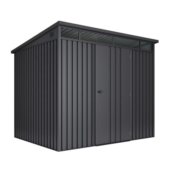 Wasabi - abri de jardin métal 4,5m² formentera avec fenêtre – épaisseur 0,40mm, serrure de sécurité avec clé