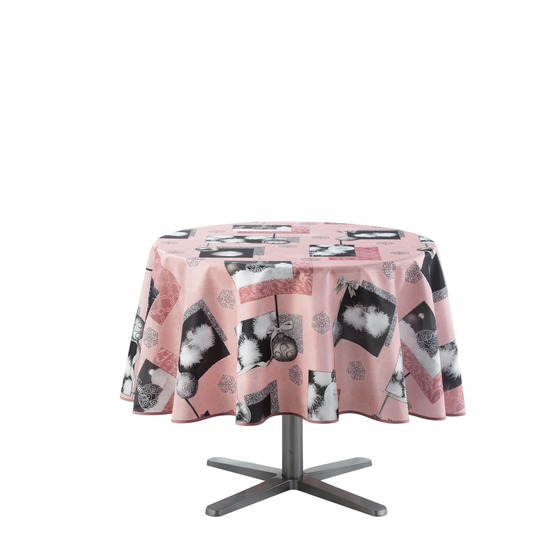 Nappe ronde cotina flocons