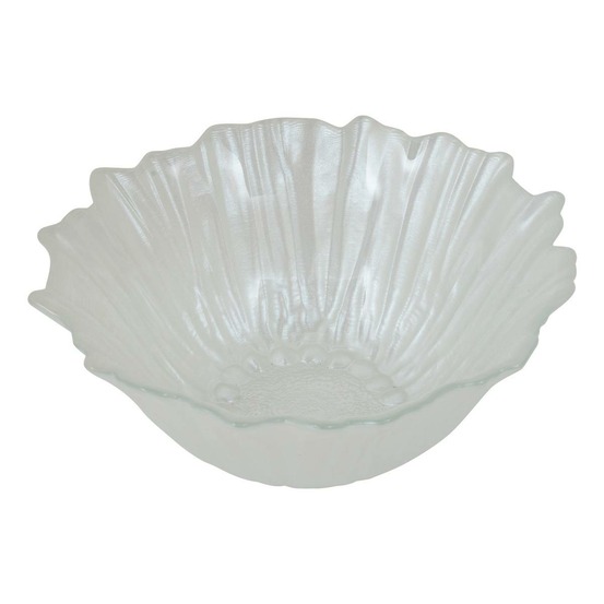 Coupelle en verre fleur de rose